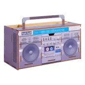 Mustard Boom Box Skrivbordsorganisatör