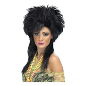 Punkperuk Dam Svart - One size