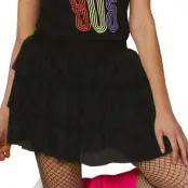 Svart 80-tals Kjol - One size