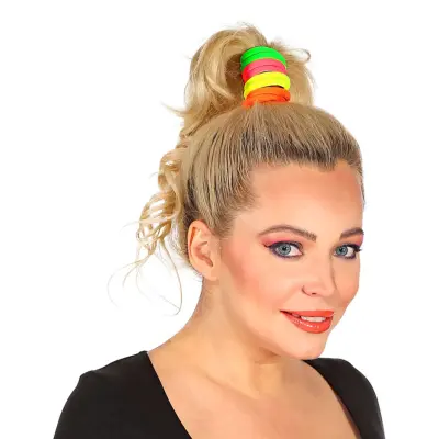 UV Neon Hårsnoddar - 8-pack