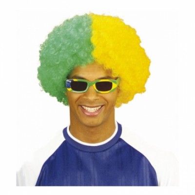 Afroperuk Grön/Gul - One size