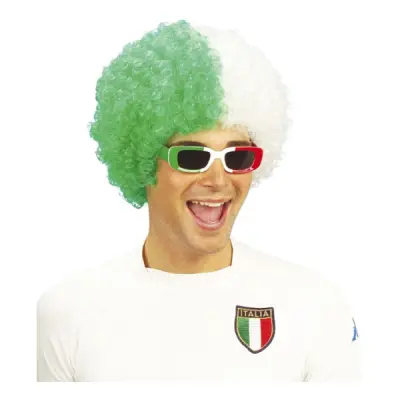 Afroperuk Grön/vit - One size