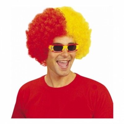 Afroperuk Röd/Gul - One size