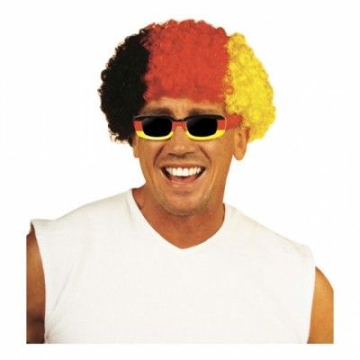 Afroperuk Svart/Röd/Gul - One size