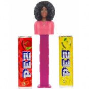 Barbie med Svart Afro Hår Pez-Hållare med 2 st Pez-paket