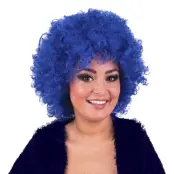 Blå Afroperuk - One size