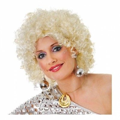 Blonde/Silver Glitter Afroperuk
