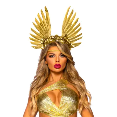 Diadem Gudinna Guld Deluxe - One size