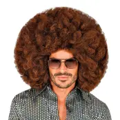 Gigantisk Brun Afroperuk - One size