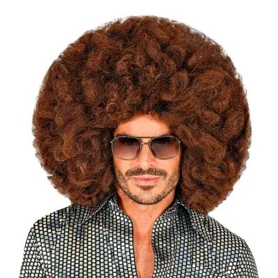 Gigantisk Brun Afroperuk - One size