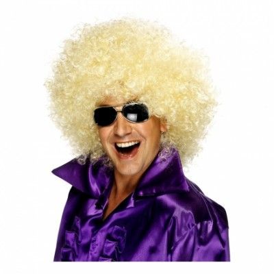 Jätteafroperuk Blond - One size