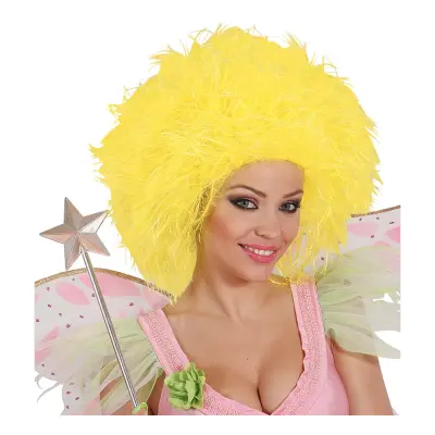 Älva Neongul Peruk - One size