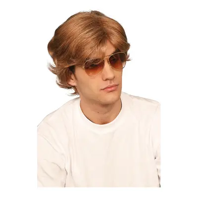 80-tals Manlig Popstjärna Peruk - One size