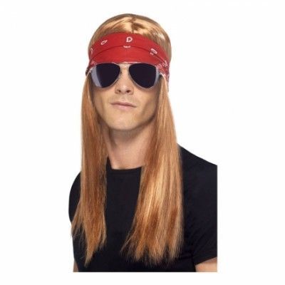 90-tals Rockare Perukset - One size