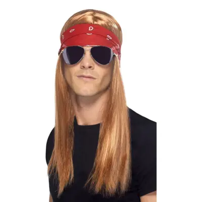 90-tals Rockare Perukset - One size