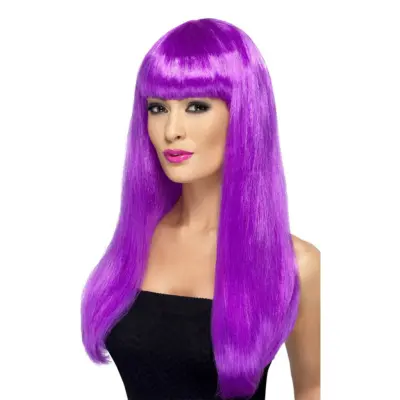 Babelicious Lila Peruk - One size