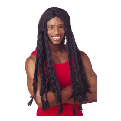 Rastaflätor brun Peruk - One size