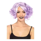 Curly Bob Lila Deluxe Peruk - One size