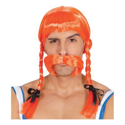 Gallisk Viking Peruk - One size