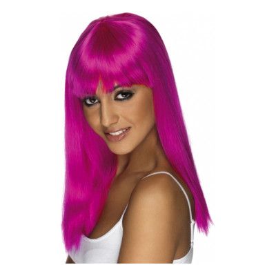 Glamourama Neonmagenta Peruk