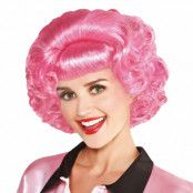 Grease Frenchy Rosa Peruk - One size