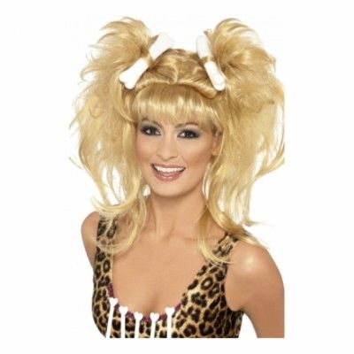 Grottkvinna med Tofsar Peruk - One size