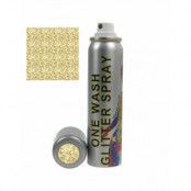 Guldfärgad – Glitterhårspray