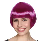 Kort Lila Peruk - One size