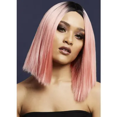 Kylie Peruk Korallrosa 37cm