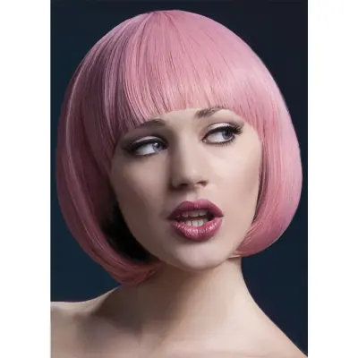 Mia Peruk Pastellrosa 25cm