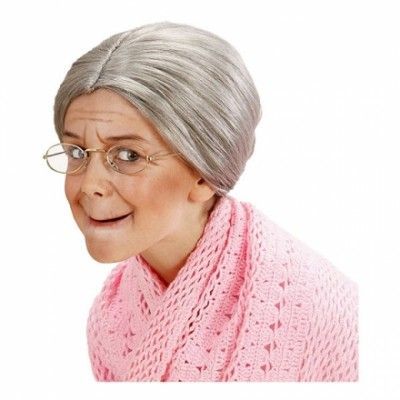 Mormor Barn Peruk - One size