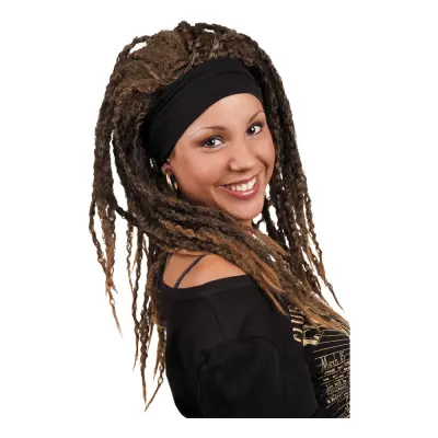 Peruk Emily med Pannband - One size