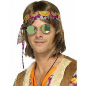 Runda Hippieglasögon med Spegelglas