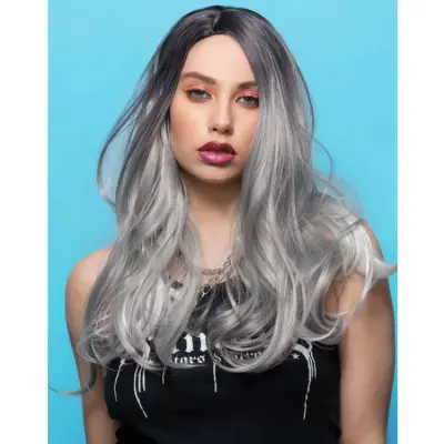 She Wolf™ Queen Bitch™ Peruk Silver