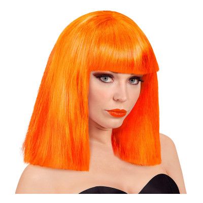 Showgirl Neonorange Peruk - One size