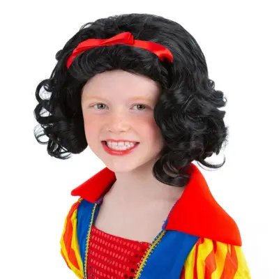 Snöprinsessa Barn Peruk - One size