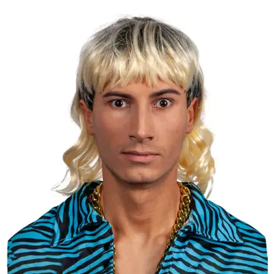 Tigerkung Hockeyfrilla Peruk - One size