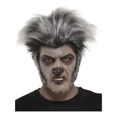 Varulv Grå Peruk - One size