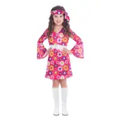 60-tals Retro Girl Barn Maskeraddräkt - Small