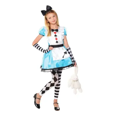 Alice i Underlandet Barn Maskeraddräkt - Small