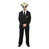 Alien Agent Barn Maskeraddräkt - Medium