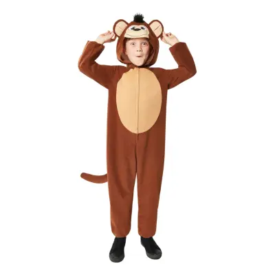 Apa Onesie Barn Maskeraddräkt - X-Small