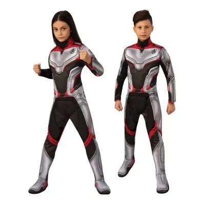 Avengers 4 Team Suit Deluxe Barn Maskeraddräkt - Medium