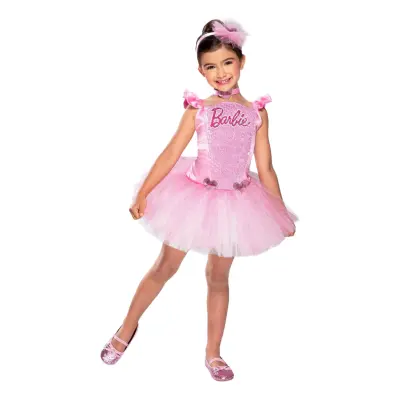 Barbie Ballerina Paljetter Barn Maskeraddräkt - Large