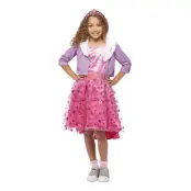 Barbie Prinsessa Deluxe Barn Maskeraddräkt - Large