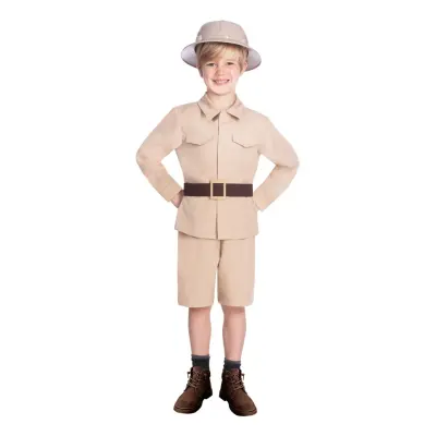 Beige Safari Barn Maskeraddräkt - Medium