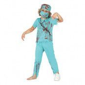 Zombiekirurg Barn Maskeraddräkt - Medium