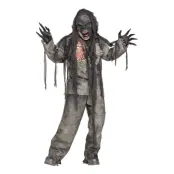 Brännskadad Zombie Barn Maskeraddräkt - Medium