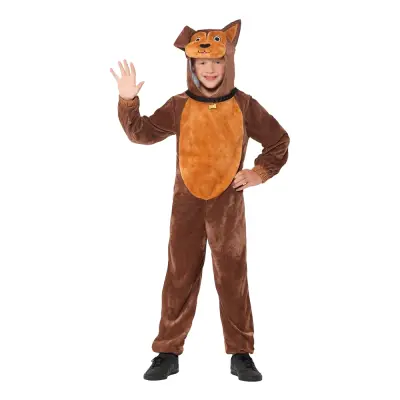 Brun Hund Barn Maskeraddräkt - Large