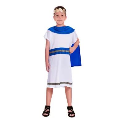 Caesar Blå Barn Maskeraddräkt - Medium